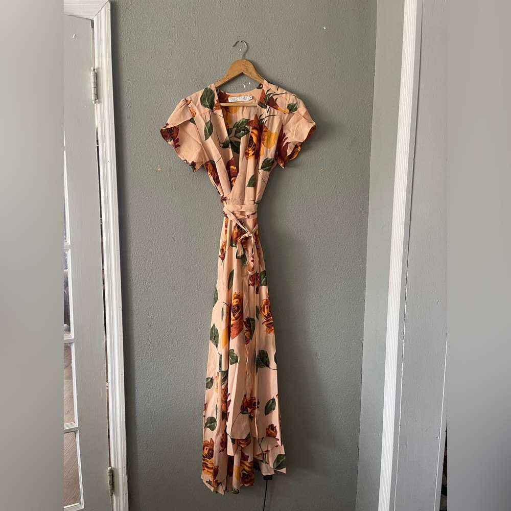 Christy Dawn‎ Peach Floral The Autumn Dress - Picture 9 of 14